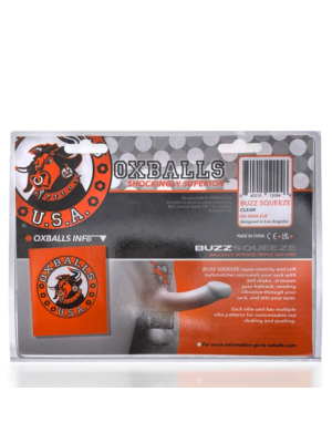 Oxballs Heavy Squeeze Ballstretcher Clear