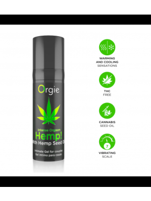 Stimulating for couple Gel Hemp! Intense Orgasm 15 ml