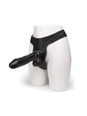 Fetish Fantasy Big Daddy Hollow Strap-On Black 10in