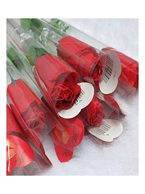 G-String "Rose" 18cm Red
