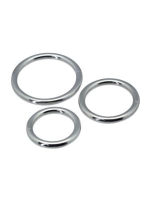 Timeless Metal Cock Rings (3 pcs) - Toyz4Lovers