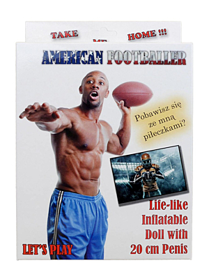 Male Sex Doll Sam - Sexy American Footballer