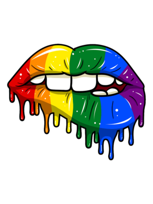 LGTB lips Stamp