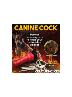 Hell-hound Silicone Keychain
