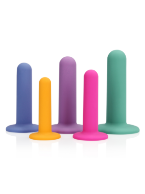 Silicone Anal Dilator Set - Multicolor