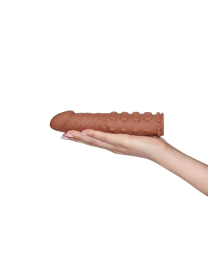 Lovetoy Pleasure X-Tender Penis Sleeve Brown 5