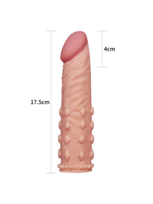 Lovetoy Pleasure X-Tender Extra Girth Realistic Penis Sleeve