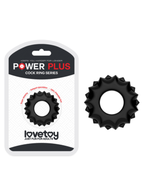 Penis Ring - Lovetoy POWER PLUS Cockring 1 Black