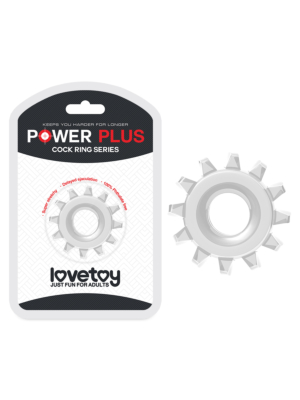 Penis Ring - Lovetoy POWER PLUS Cockring 2 Clear