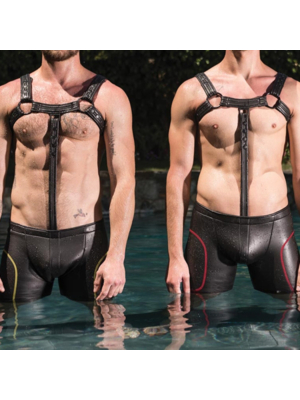 665 Neoprene Bulldog Harness Down Strap - Black