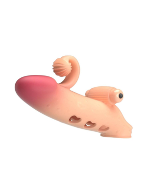 Romance Vibrating Penis Sleeve – Natural