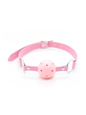 Breathable Ball Mouth Gag (pink)