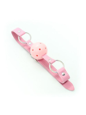 Breathable Ball Mouth Gag (pink)