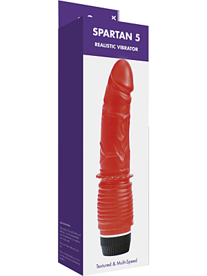 Kinx Spartan Realistic Vibrator Pink 5in