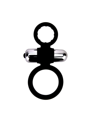 Loving Joy Silicone Vibrating Cock and Ball Ring