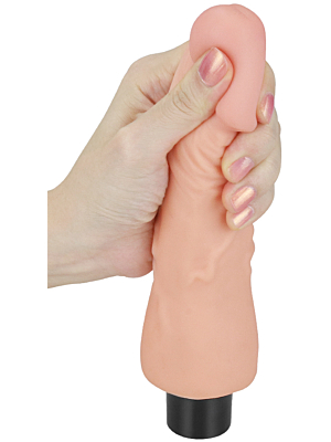 7" Real Softee Vibrating Dildo 1