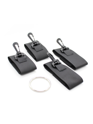Nylon Wrist & Ankle Restraints Black