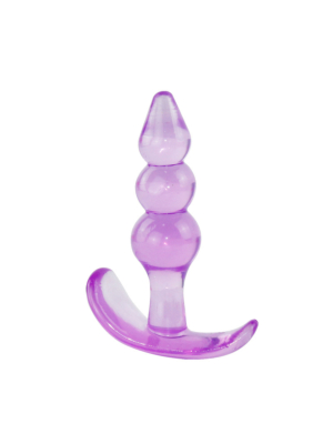 Passion Purple Anal Toy – Flexible Jelly Material