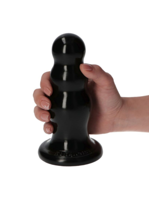 Olmo Italian Cock Butt Plug 16.5 cm (Black) - Toyz4Lovers