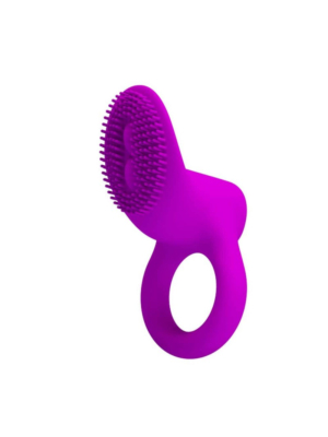 Pretty Love Cobra Silicone Cockring With Clitoral Stimulation