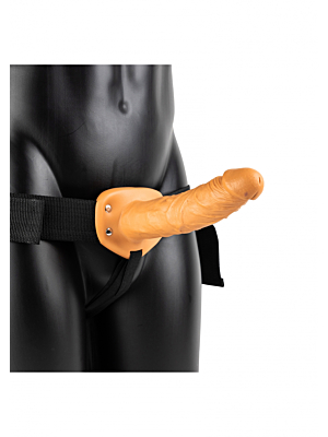 Vibrating Hollow Strap-on No Balls 20,5 cm
