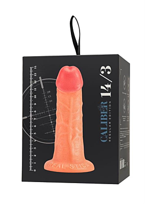 Realistic dildo Caliber 14/3 PVC flesh