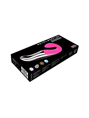 Royal Scepter Silicone Vibrator Amanda Pink