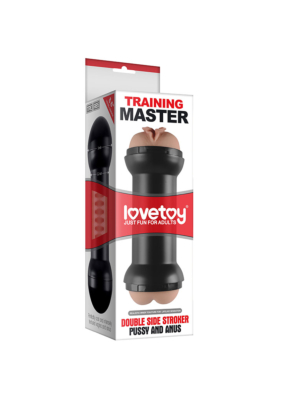 Double-Sided Stroker - Lovetoy Training Master Double Side Stroker Pussy and Anus
