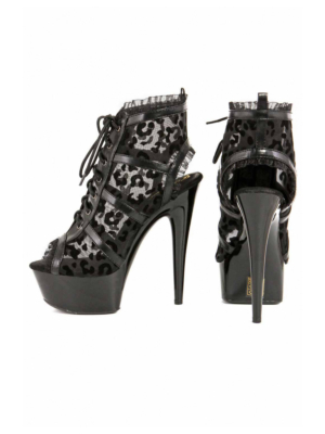 Plus Size Heel and front open with 7 lacing holes-45