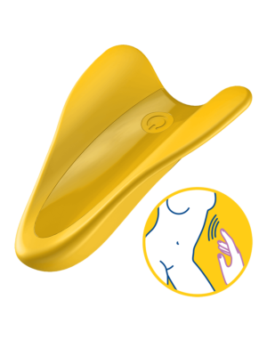 Satisfyer High Fly Finger Vibrator Yellow