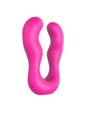 Rechargeable Double Vibrator Seraph Remote - Pink