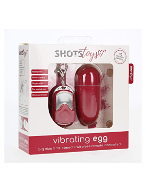 10 Speed Remote Vibrating Egg - Big - Pink