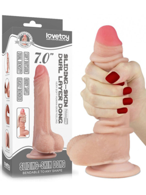 Sliding Skin Dong 7 inch - Lovetoy