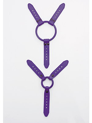 Carmen Rivera Official Strapon Harness Violet Vegan Leather