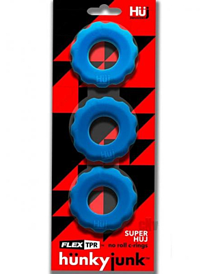 Super Huj C-Ring 3-pack Blue