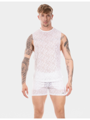 Barcode Berlin Tank Top - Shirt Ezekiel White