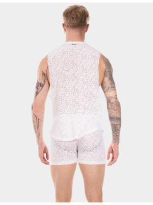 Barcode Berlin Tank Top - Shirt Ezekiel White