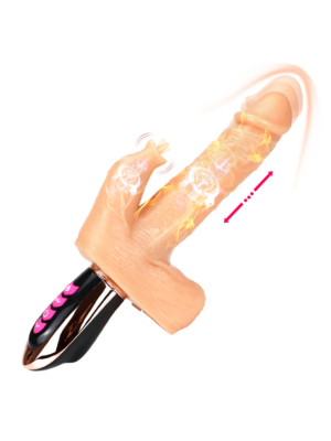 Thrusting Heating Rotation Licking Rabbit Vibrator