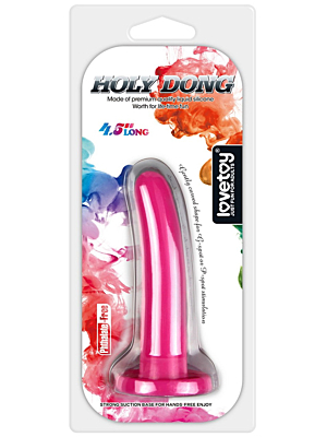 Silicone Dildo - Lovetoy Holy Dong Medium 1612 Pink 14cm