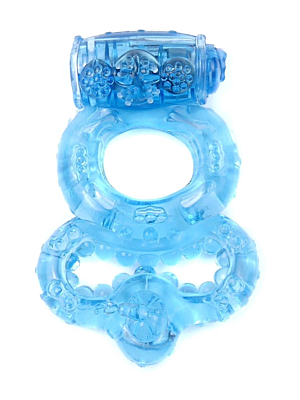 Vibrating Cock and Ball Ring Blue