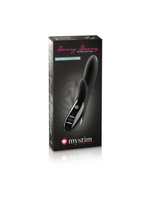 E-Stim Vibrator - Mystim Daring Danny Black 27cm