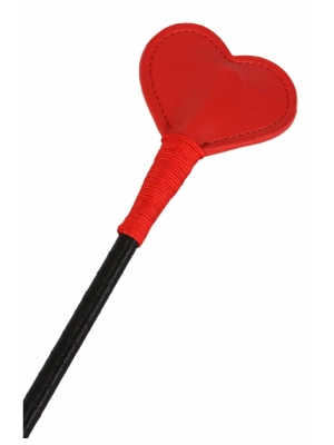 BDSM Riding Crop with Heart - Red