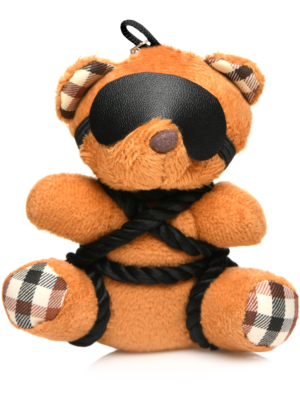 BOUND TEDDY BEAR KEYCHAIN
