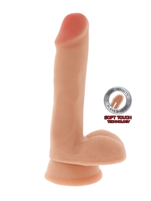Toy Joy Dual Density Realistic Dildo 17 cm - Skin - Penis with Balls
