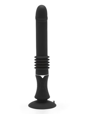 Toy Joy SeXentials Majestic Thrusting Vibrator - USB Rechargeable - Luxury Vibrator - Black