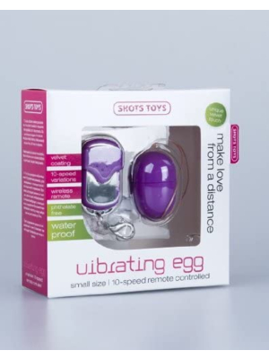 10 Speed Remote Vibrating Egg Purple