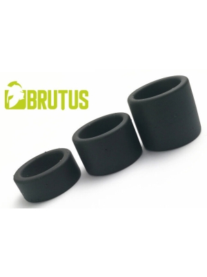 Liquid Silicone Ball Tugger 40 x 34 mm (Black) - Brutus  
