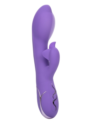 Insatiable G Inflatable G-Bunny Rabbit Vibrator (Purple) - CalExotics - Silicone