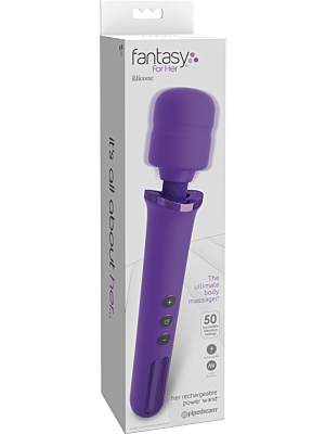 Pipedream Fantasy For Her Rechargeable Power Wand Massager - Purple