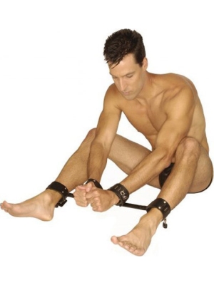 Strict Leather Locking Wrist and Ankle Spreader Bar
